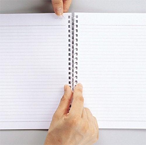 LIHITLAB LIHIT LAB. Refillable Notebook (Journal), Lined Paper, 8.3 x 6.1 inches, Navy (N1658-11) - Image 5